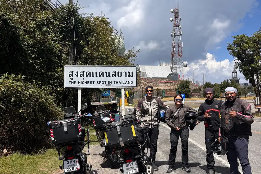 Thailand motorcycling route
