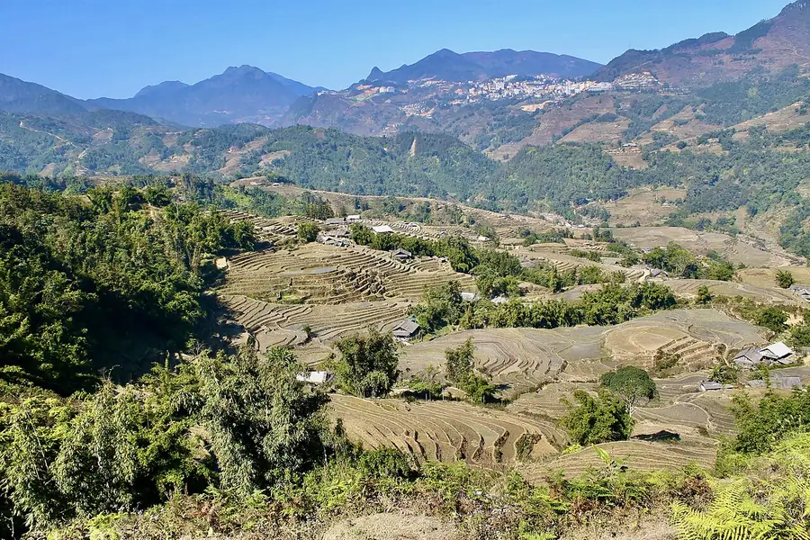 Sa Pa rice terraces, Vietnam